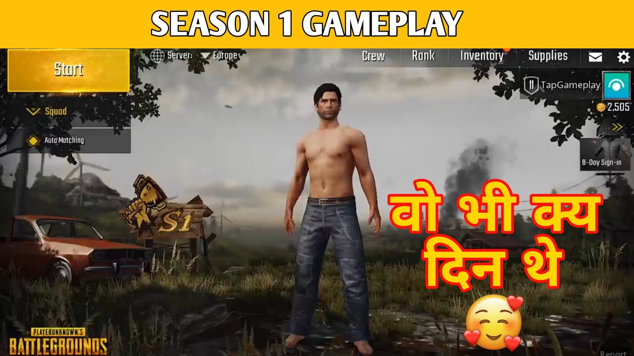  Pubg  Mobile Season  1  Gameplay When There Was No Hacker 