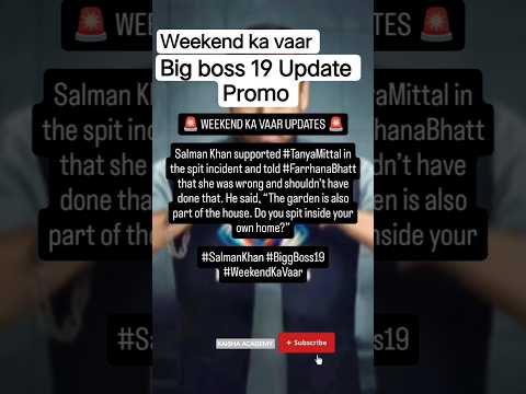 Big Boss19 Bigboss19 Bigbosspromo Promo Tanyamittal Gauravkhanna Farhanabhat Amaalmallik New