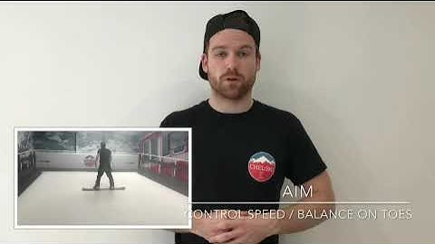 Toe edge side slip - Beginner snowboard lesson