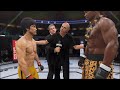 Bruce Lee vs. Shaka Zulu - EA Sports UFC 4 - Epic Fight 🔥🐲