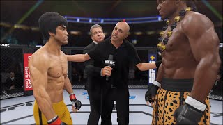 Bruce Lee vs. Shaka Zulu - EA Sports UFC 4 - Epic Fight 🔥🐲