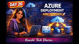 Day 20  Deploy Azure Resources Using ARM Template 100 Days of Cloud Azure #kodekloud  #100 #1m