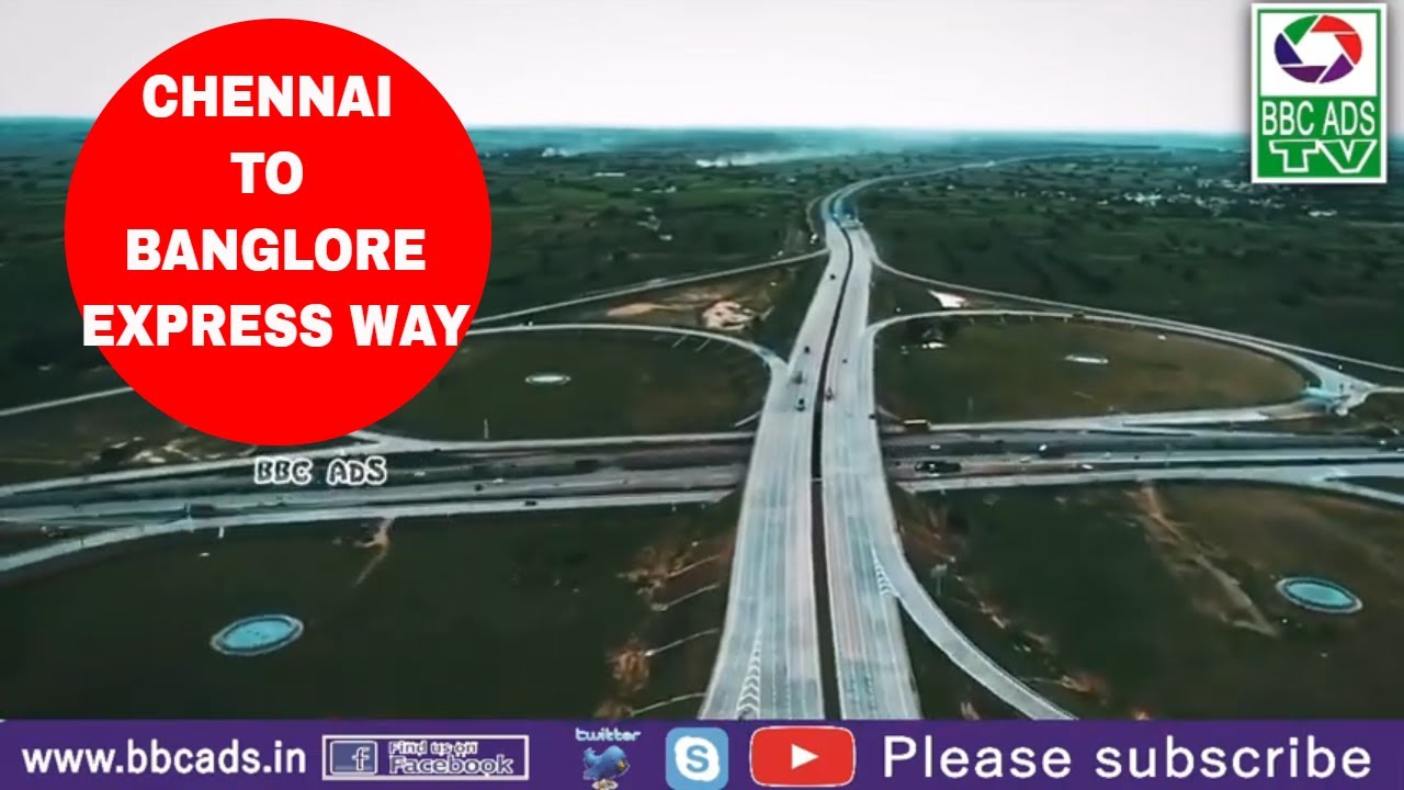 bangalore chennai expressway travel time