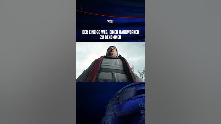 Der einzige Weg, einen Handwerker zu bekommen | heute-show #shorts