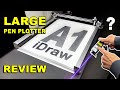 Review  large xy pen plotter idraw a1 by uuna tek  drawing machine