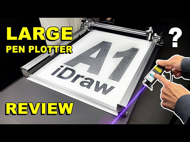 Review - Large Pen Plotter Machine iDraw A1 by UUNA TEK - YouTube