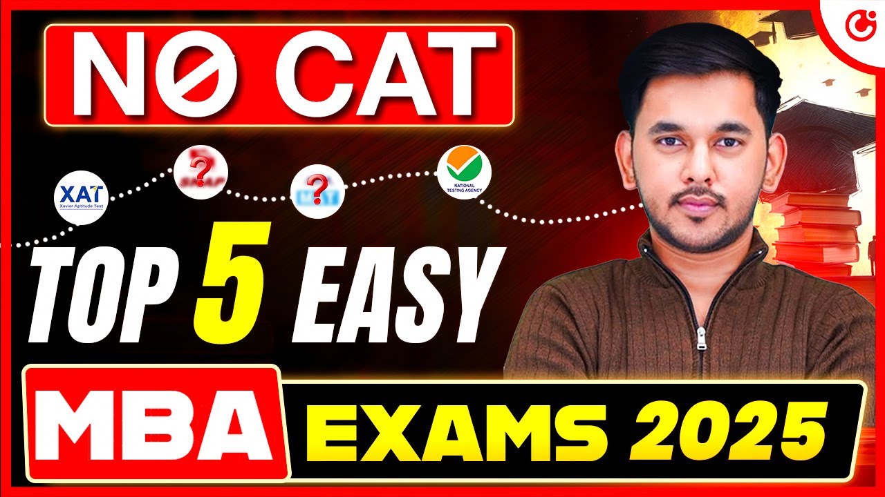 🚫 No CAT | Top 5 Easy MBA Entrance Exams 2025! - YouTube