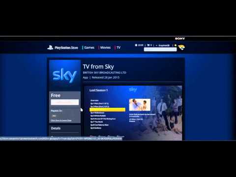 Видео: Sky Movies и Sky Sports на PS3 с приложението Now TV