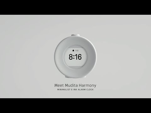 Mudita Harmony - a minimalist E-Ink alarm clock