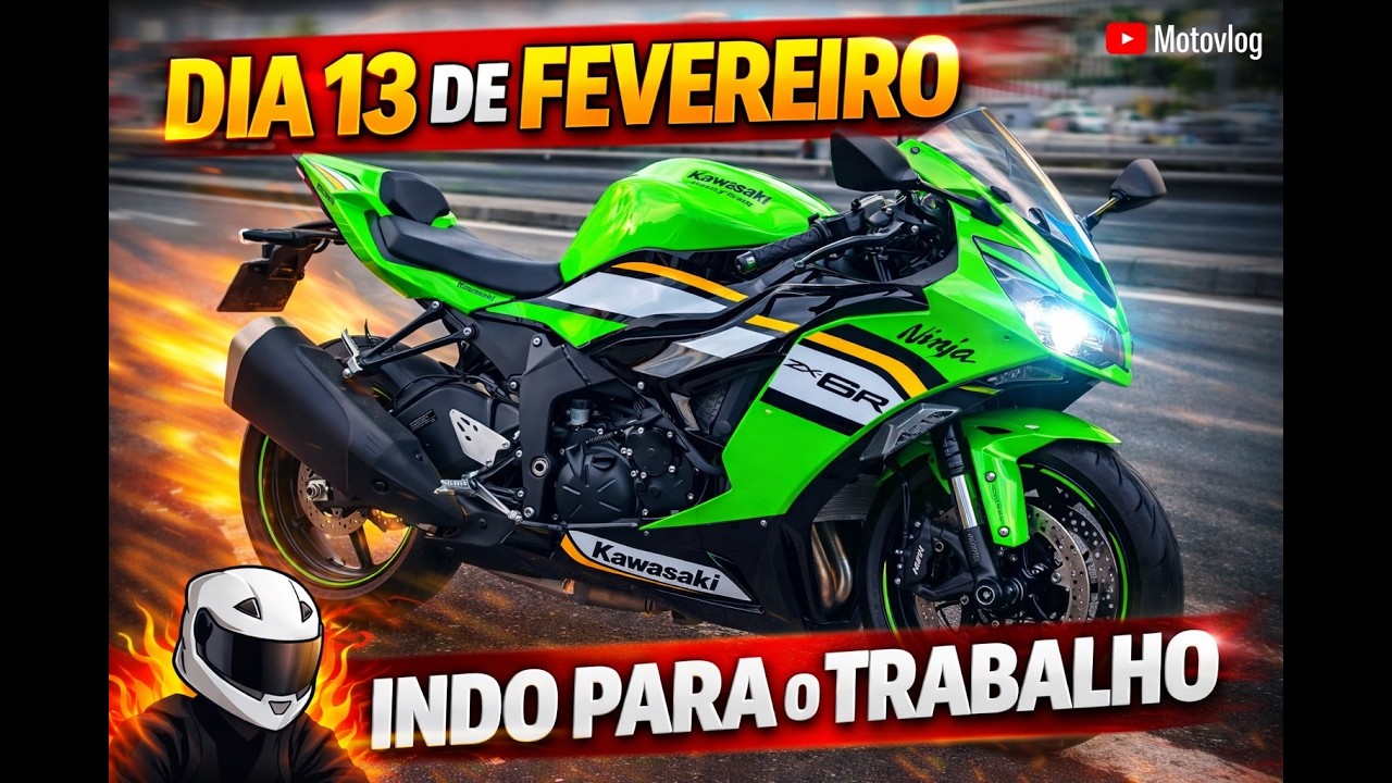 Dia 13 de Fevereiro Indo para o trabalho