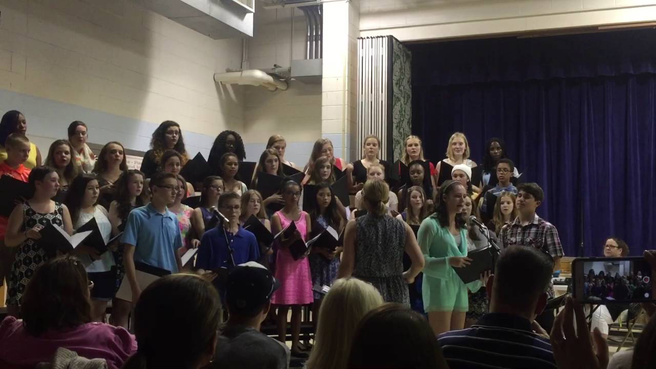 The Lion Sleeps Tonight Glen Landing Middle School Choir 5/26/16