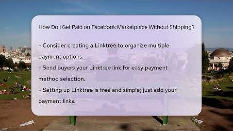 How Do I Get Paid on Facebook Marketplace Without Shipping? - Everyday-Networking