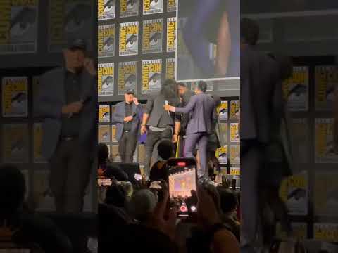 'Black Panther: Wakanda Forever' Cast's Emotional Embrace After Trailer Debut at Comic-Con #shorts