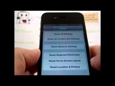 HARD RESET APPLE iPHONE 4S Master Data Wipe (RESTORE to FACTORY condition) Video mr. robot season 4