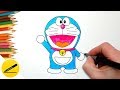 How to Draw Doraemon step by step - Easy Drawing for Children - Anime Characters