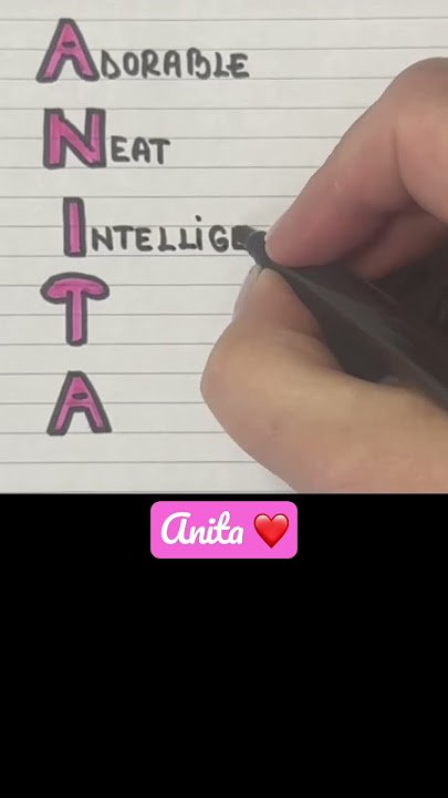 Meaning of the name ANITA #meaning #name #anita