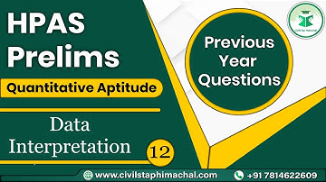 CSAT Revision | Quant | DI | HPAS Prelims 2021 | Himachal Administrative Services