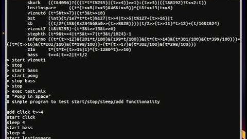 glitch_mixer Demonstration