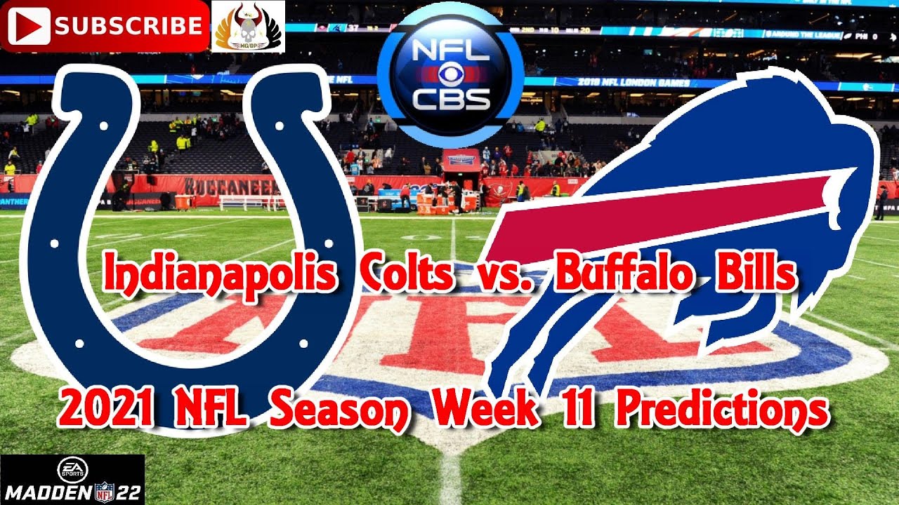 Indianapolis Colts vs. Buffalo Bills | 2021 NFL Week 11 | Predictions Madden NFL 22