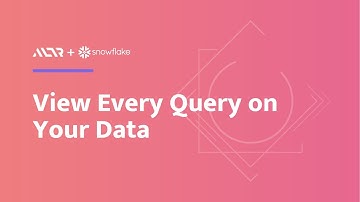 How to View Every Query of Your Data in Snowflake