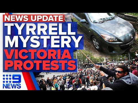 Car seized as part search for William Tyrrell, Victoria pandemic bill protests | 9 News Australia