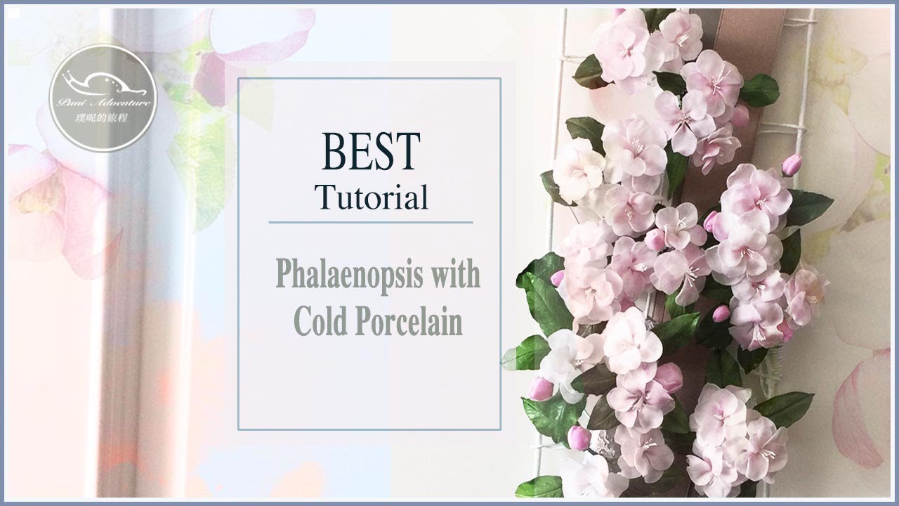 ☘️ [diy] [粘土/冷瓷]  [CLAY /Cold Porcelain flower]  [ 海棠花藝/Begonia Flower Arts ]（字幕）