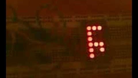 dot matrix and pic 16F84a