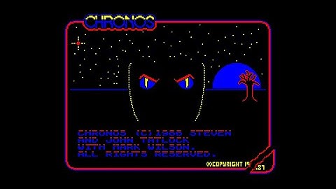 Chronos Review for the Amstrad CPC by John Gage