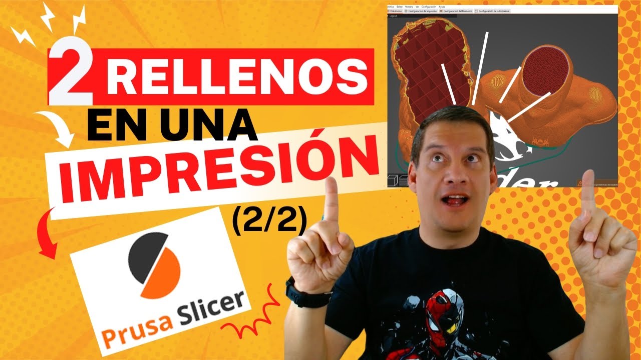 Imprimir 2 diferentes rellenos en la misma pieza en una sola impresión utilizando Prusa Slicer (2/2)