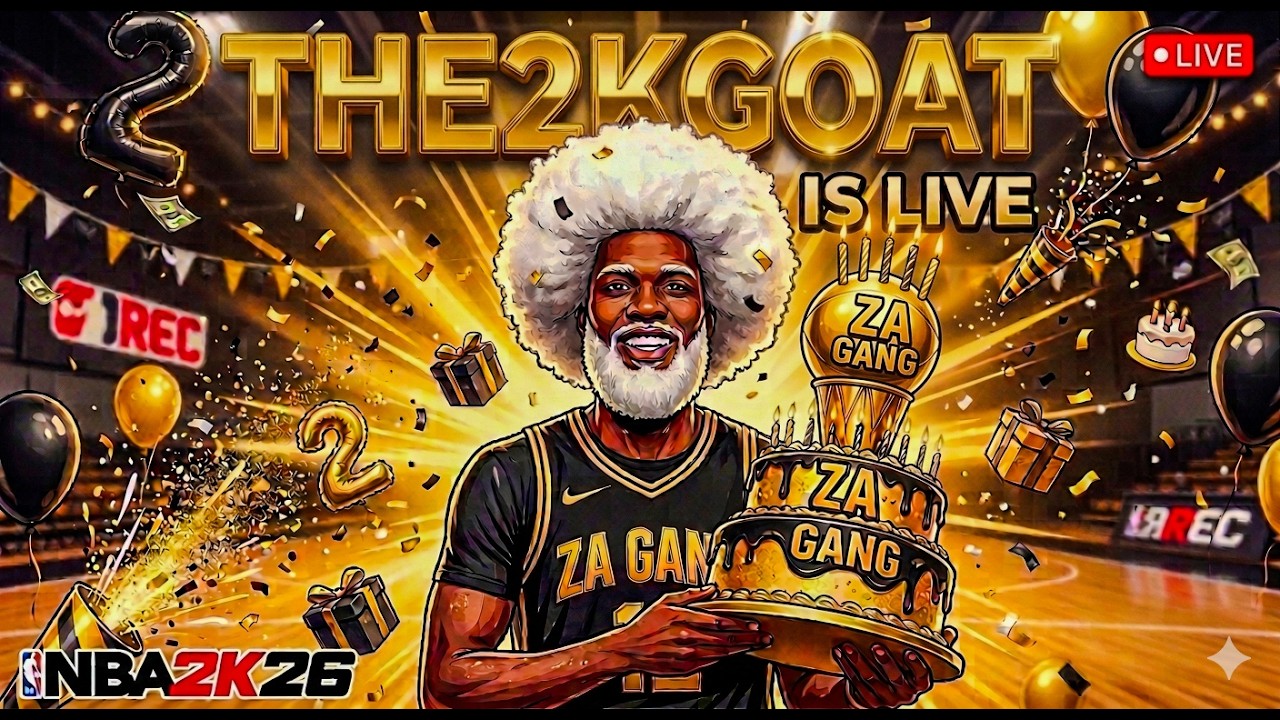 NBA 2K26 LIVE BIRTHDAY TONIGHT AT 12 🔥 DRUNK REC STREAM W/ SUBS ON THE BEST 6'7 PG BUILD SEASON 5
