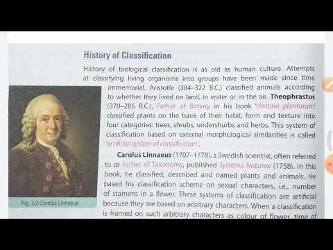 History of classification