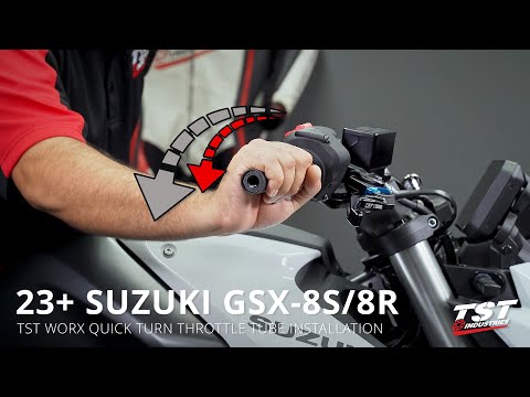 How To Install TST WORX Quick Turn Throttle on Suzuki GSX-8S / GSX-8R by TST Industries