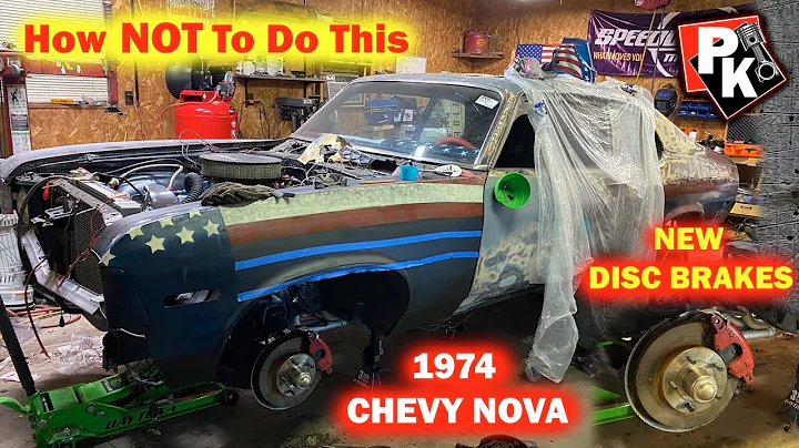 NEW Front DISC Brake Conversion 1974 Chevy Nova / 1974 Chevy Nova Build Part 41