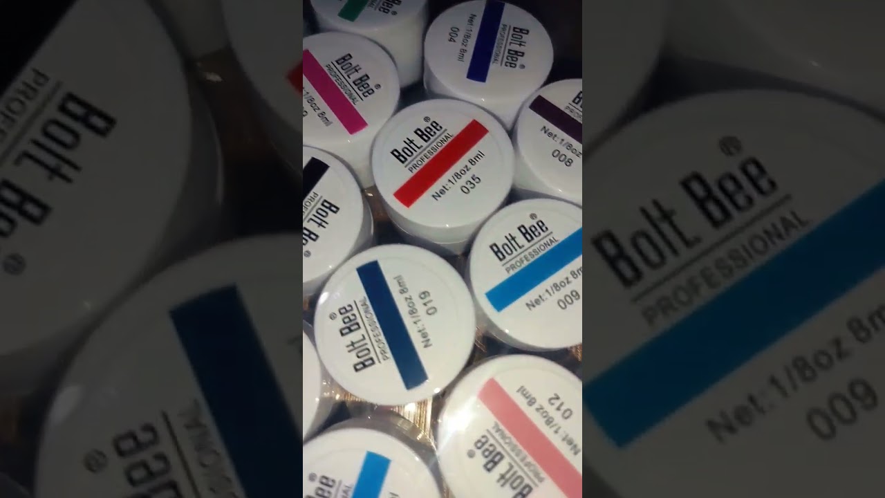 All the beautiful shades from Bolt Bee! 