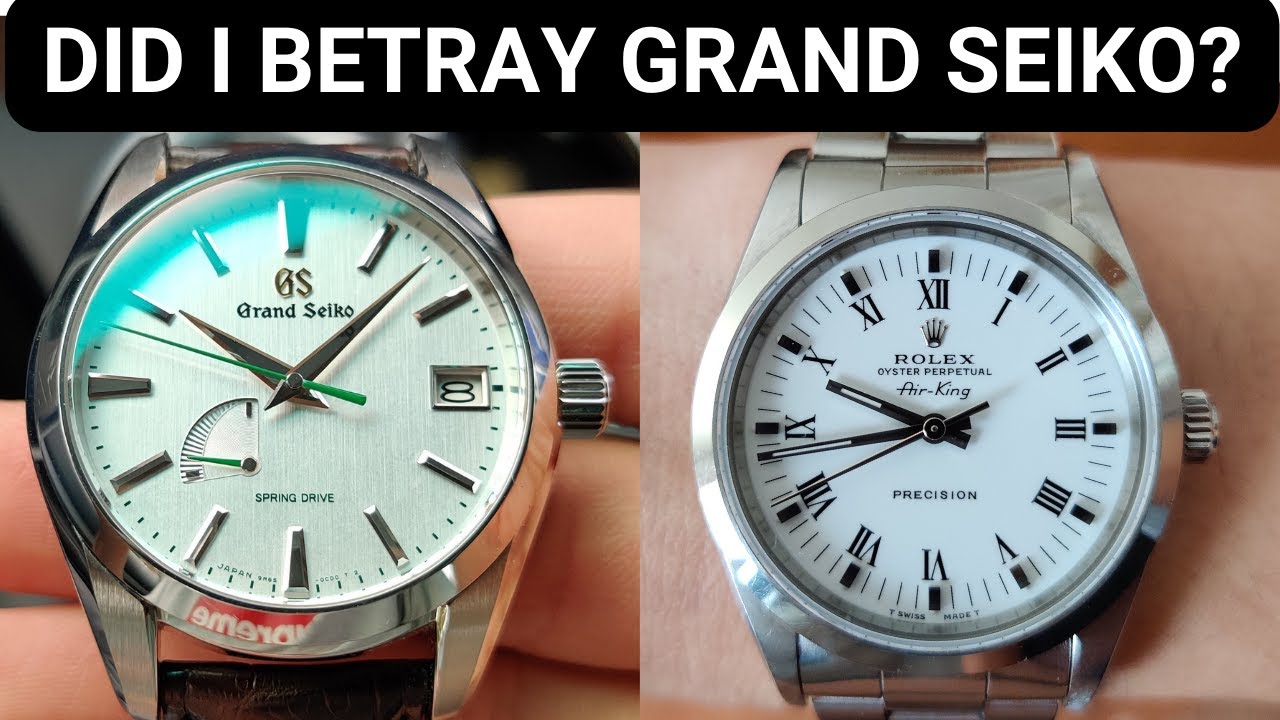 Why I Sold My Grand Seiko for a Rolex Air King: The Problem With Textured  Dials - YouTube