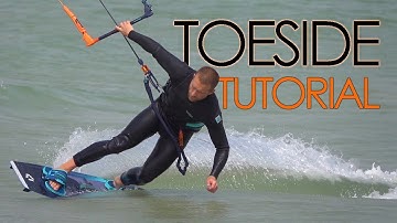 Toeside varen (kiteboard tutorial)