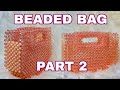 How To Make Bottom Curve Beaded Bag // BEADED BAG // NEW DESIGN - PART 2