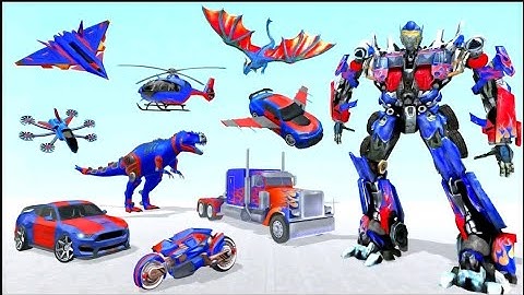Robot optimus prime Multiple transformation Jet Robot Car Game 2020- Android GamePlay) 2023 part 2