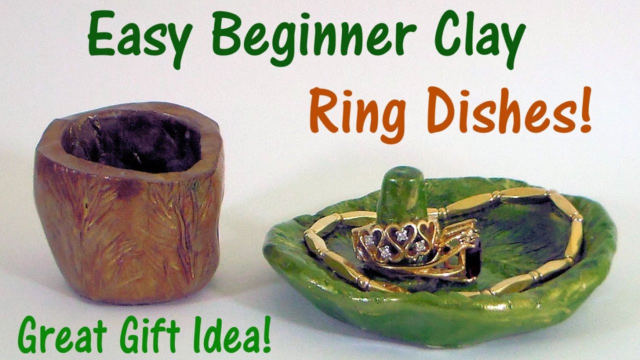 Easy Polymer Clay Ring Dishes! {a perfect gift!} YouTube