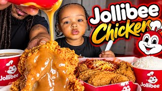 Dooda run a strict program bout his food 😂😂 i done made a big mess but its all good we got Jollibee