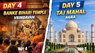 Vrindavan to Agra: Banke Bihari Temple &amp; Taj Mahal Journey
