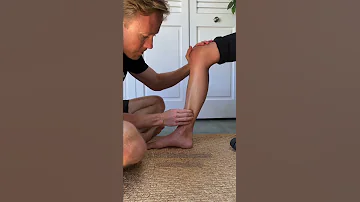 Tibialis Posterior Massage For Posterior Shin Splints 
