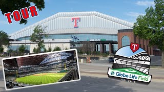 Globe Life Field Tour of New Texas Rangers Ballpark