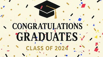 Graduation Song - Triumphal March - Class of 2024 4K HD Background 2 Hours