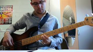 Video thumbnail of "Ks choice - not an addict bass cover with tabs"
