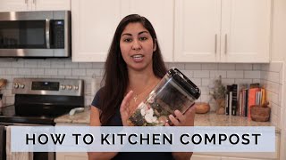 Kitchen COMPOSTING for Beginners | Small Space Composting | Mini Urban Farm