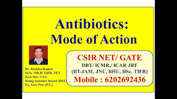 Antibiotic and Mode of Action | Video lecture by Dr. Jitendra Kumar