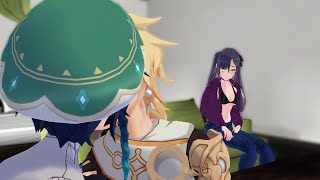 How Aether Subjugates His Women (Mona, Hu Tao and ??? )