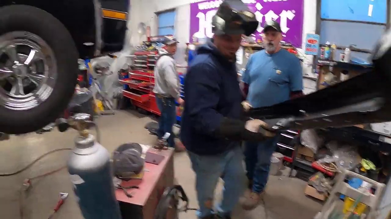 1981 Chevy c10 truck starting to tuck bumpers YouTube