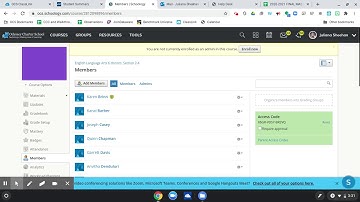 Adding/Removing Students from a Schoology Course